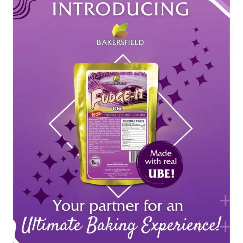 BAKERSFIELD FUDGE IT UBE 1KG APRIL 2024 EXPIRY Shopee Malaysia