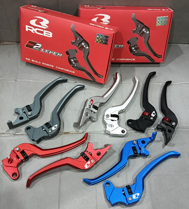 RACING BOY [ E2 ] RCB E2 ALLOY LEVER SET Y16Z V1 NON ABS / Y15 / LC135 ...