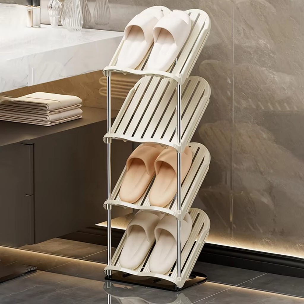 🇲🇾DELLED🇲🇾 4/5 Layer Shoe Rack Space-saving Sloping Shoe Storage Rack ...