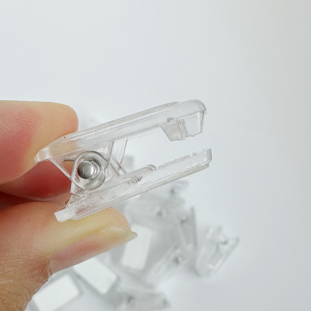 1PC transparent acrylic PP clip DIY decorative small clip comes with ...