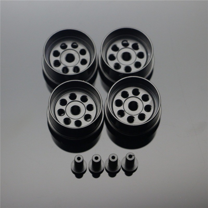 Mini 4WD Large Diameter Aluminum Alloy Wheels with Hollow 8-Hole Design ...