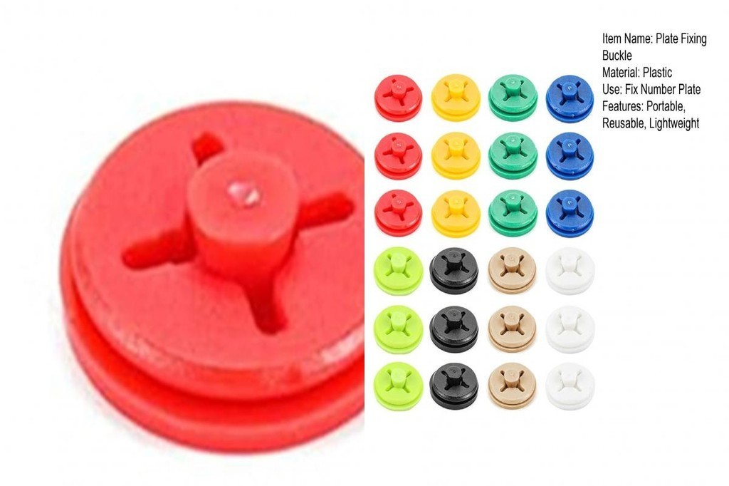 ABY Running Bib Fixers Running Bib Clips Portable Reusable Number Plate