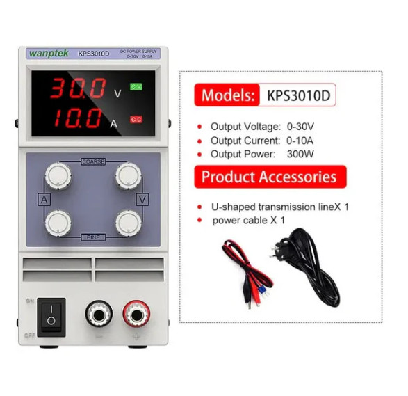 Wanptek KPS305D/KPS3010D 30V 5A/10A LED Display Adjustable Switching DC Laptop Power Supply 110V/220V Per Unit | Shopee Malaysia Wanptek KPS305D/KPS3010D 30V 5A/10A LED Display Adjustable Switching DC Laptop Power Supply 110V/220V Per Unit | Shopee Malaysia