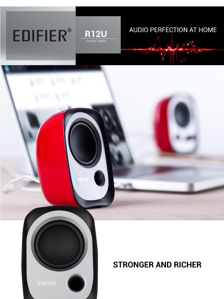 Edifier R12U High Quality 2.0 USB Computer Speaker | Shopee Malaysia