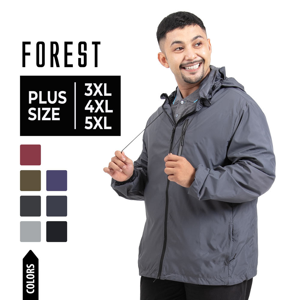 Forest Plus Size Windbreaker Men Jacket Reflective Jogging Running Waterproof Jacket 30389 Shopee Malaysia