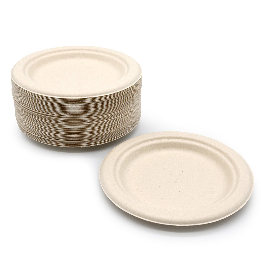 【柚小卡】Thickened 20 27 30 33cm Virgin Pulp Disc Disposable Degradable ...