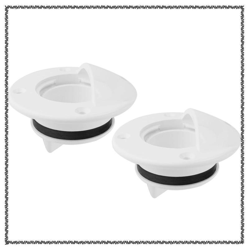 in stock [MCA] 2 pieces Marine Yacht Thru Hull Deck Drain Scupper with ...