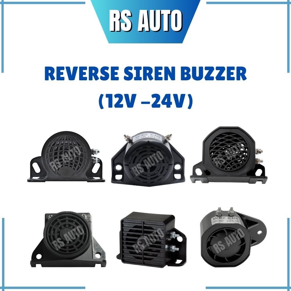 Reverse Siren Buzzer Alarm Horn Beep Truck Lori Car Back Up 105dB 12V ...