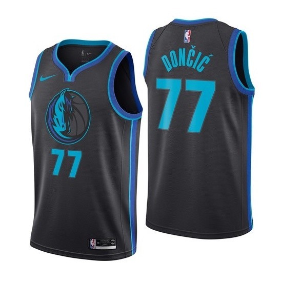 100% Quality 2021 new season men Dallas Mavericks 77 Luka Doncic ...