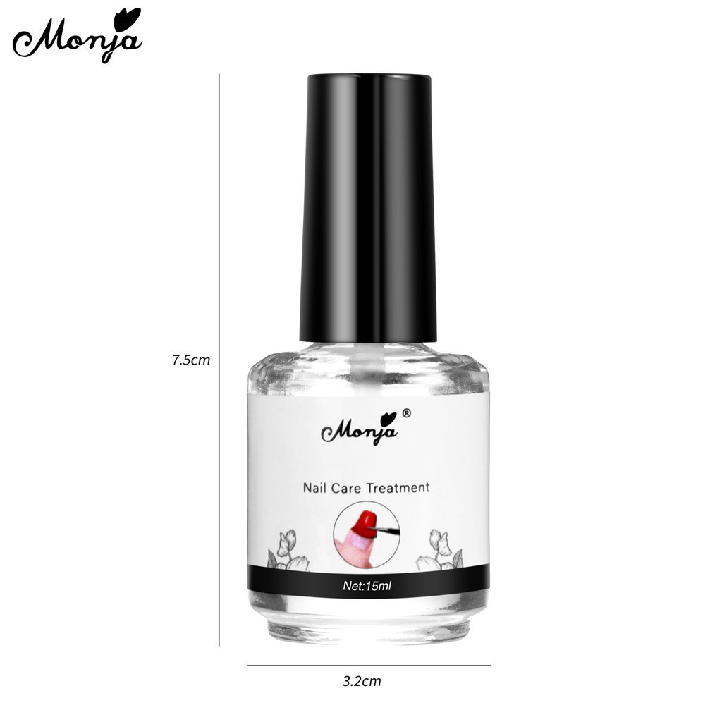 Monja 2pcs 15ml Nail Art Peel Off Base Coat For Gel Polish Practice Uv