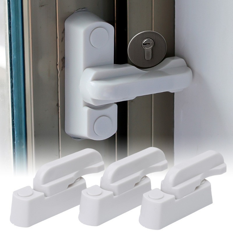 Window Lock - Durable, Convenient, Plastic - for Drawer Cabinet Door ...