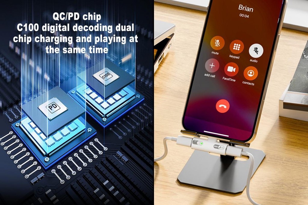 Sound Adapter for Calls Type-c Headphone Adapter Usb Type C Headphone ...