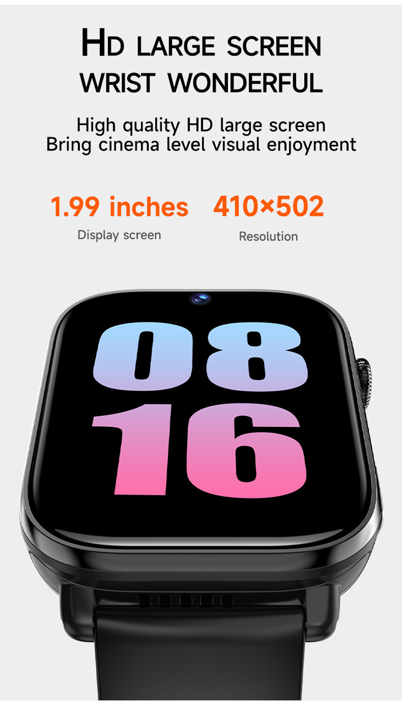 I1 smart watch with SIM card Solt WiFi dual camera 4G SIM card phone ...