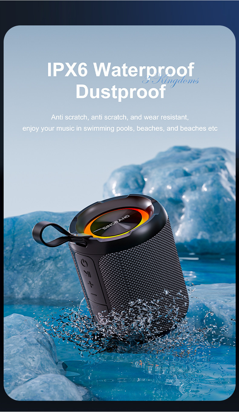Altoparlante Bluetooth XDOBO Sinoband 3 Kingdoms – 40W, 20 Ore Di Batteria, IPX6, Bluetooth 5.3, Suono Potente E Portatile