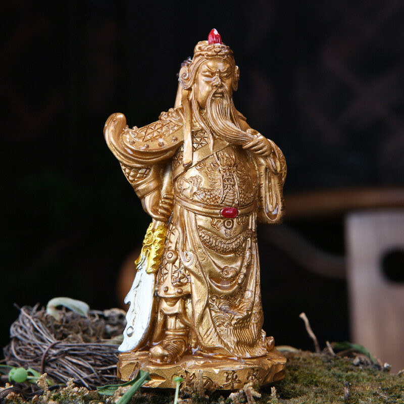 风水开光 关帝圣君神像 武財神關公 家用供奉关羽神像 变色茶宠摆件 招财關帝爷 關帝圣君 Feng Shui Chinese Guan ...