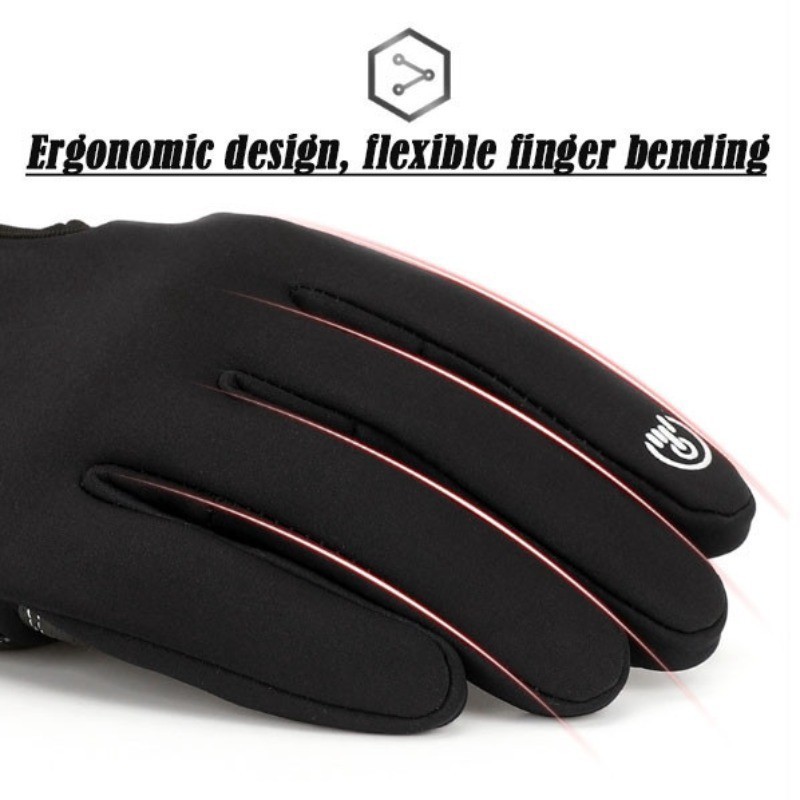 Motorcycle Waterproof Riding Glove Touch Screen Glove Breathable Non ...