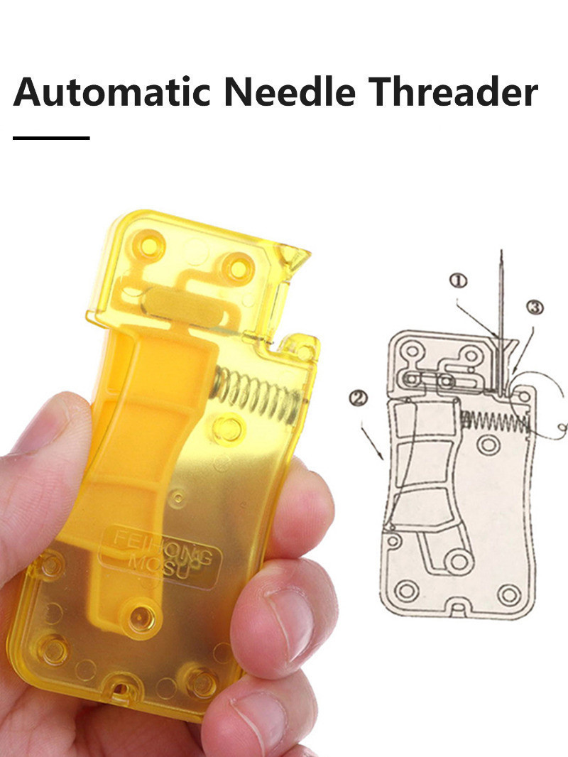 Threading Guide Device - Small Fish Sewing Machine Needle Threader ...