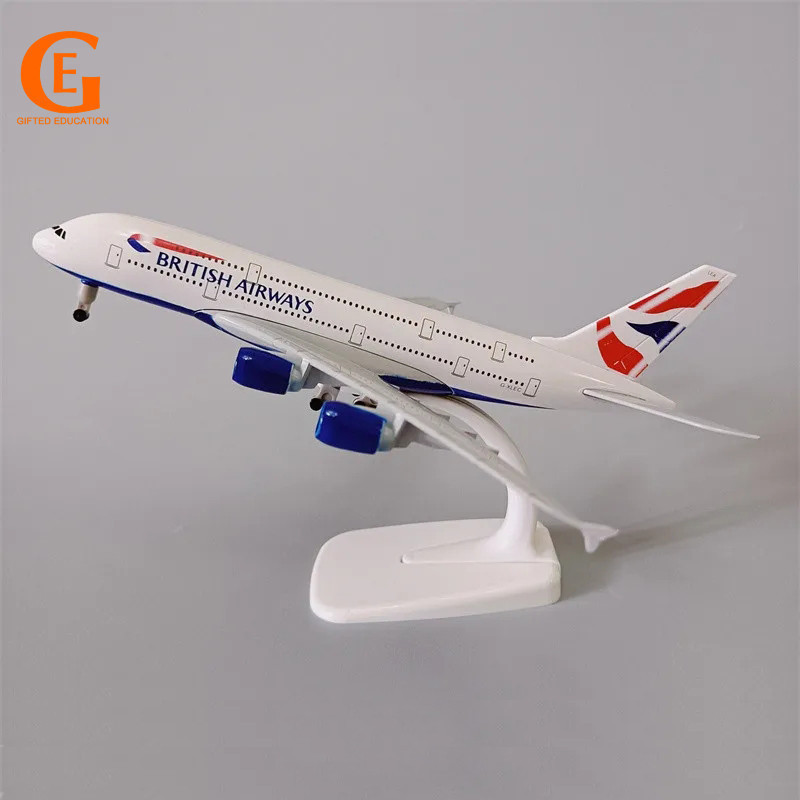 British Airways Airbus a380 Aircraft Model Diecast Alloy A380 Airplane ...