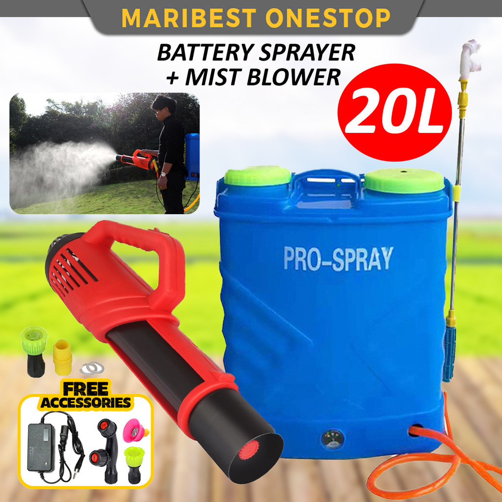 Ogawa Fox Prospray 20l Battery Pump Mist Blower Electric Knapsack