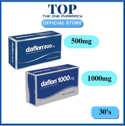 Daflon Tablets 500mg/1000mg- 30's | Shopee Malaysia