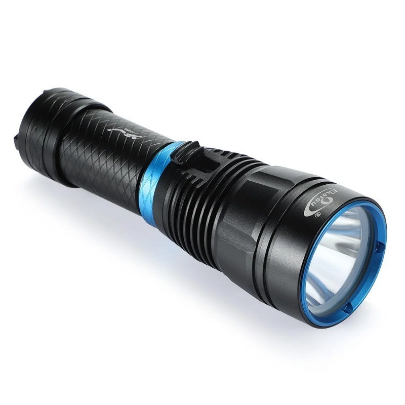 Scuba Diving Flashlight 3000LM Professional Underwater 80M Waterproof ...