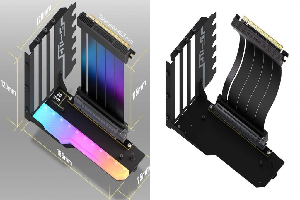 Camphor Gpu Support Bracket Graphics Card Holder Pci-e 4.0 Vertical Gpu ...