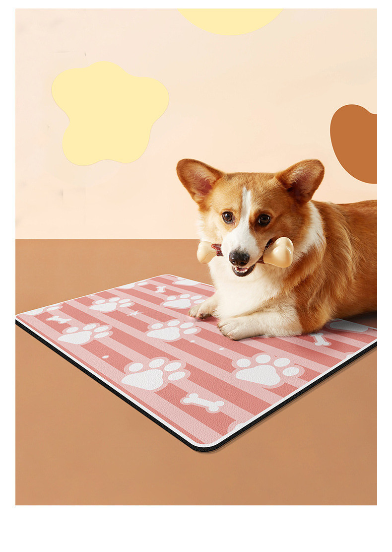 Disposable Pet Placemats Claw Paw Queue Style Pet Placemats Cats Dogs