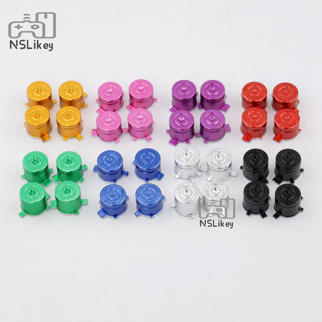 NSLikey Metal Bullet Button Aluminum Alloy ABXY Button Buttons for ...