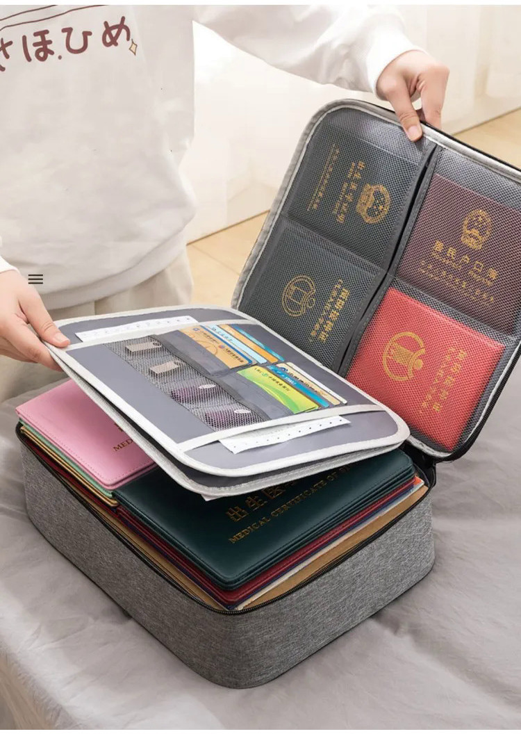Waterproof Business Briefcase Bag Oxford Men's Document Ipad Electronic ...