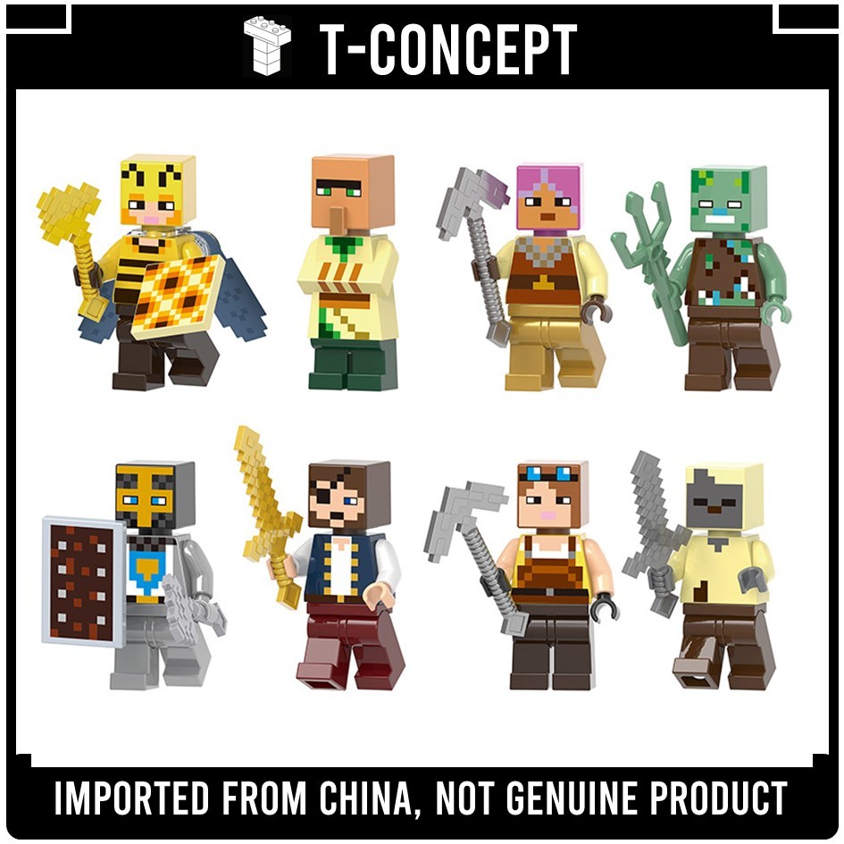 [X0310] Minecraft My World Mining Crafting Lego Mini Figure Building ...