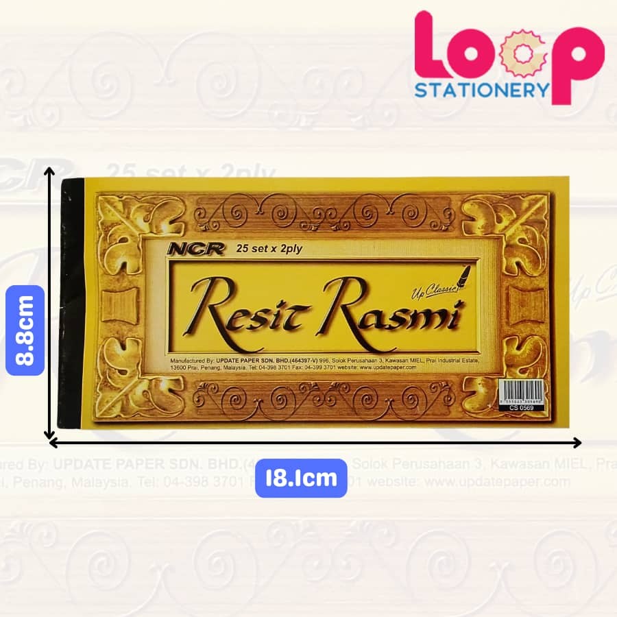 Resit Rasmi NCR 25Set x 2Ply | Shopee Malaysia