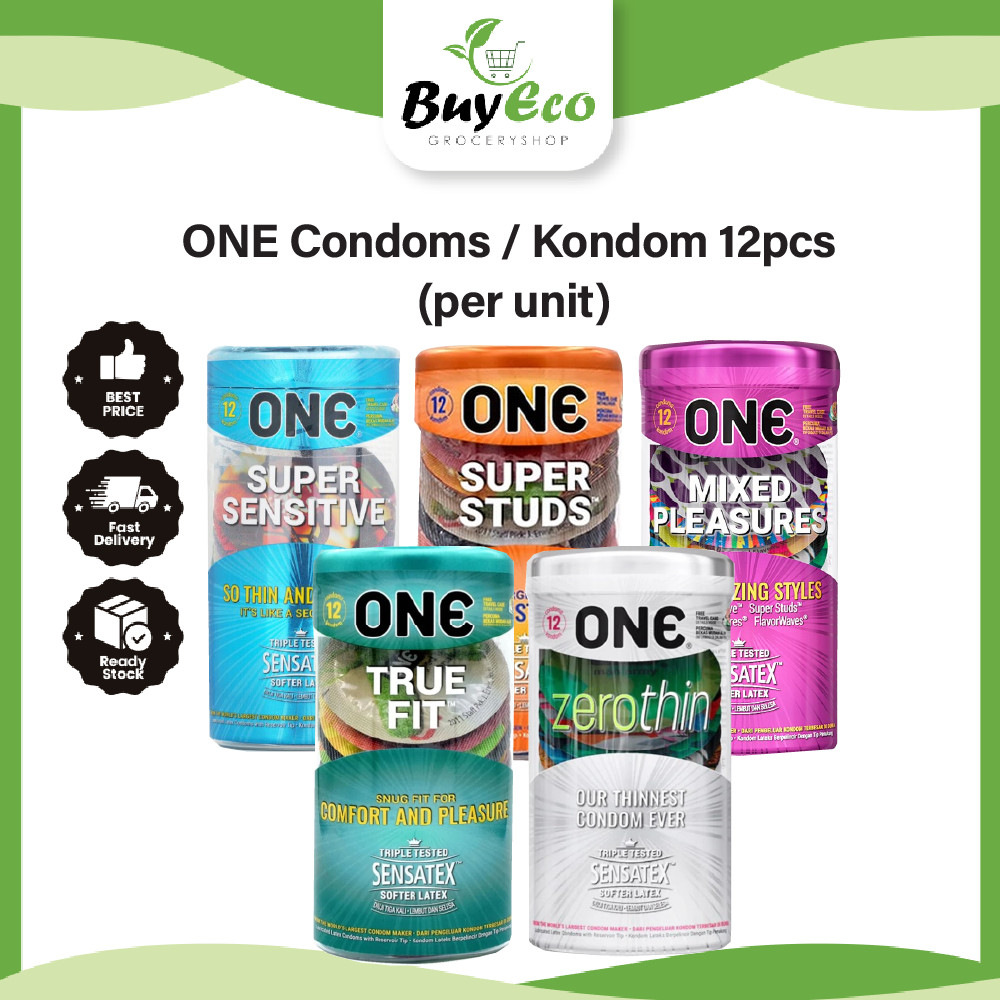 ONE Condoms / Kondom 12pcs per unit | Shopee Malaysia