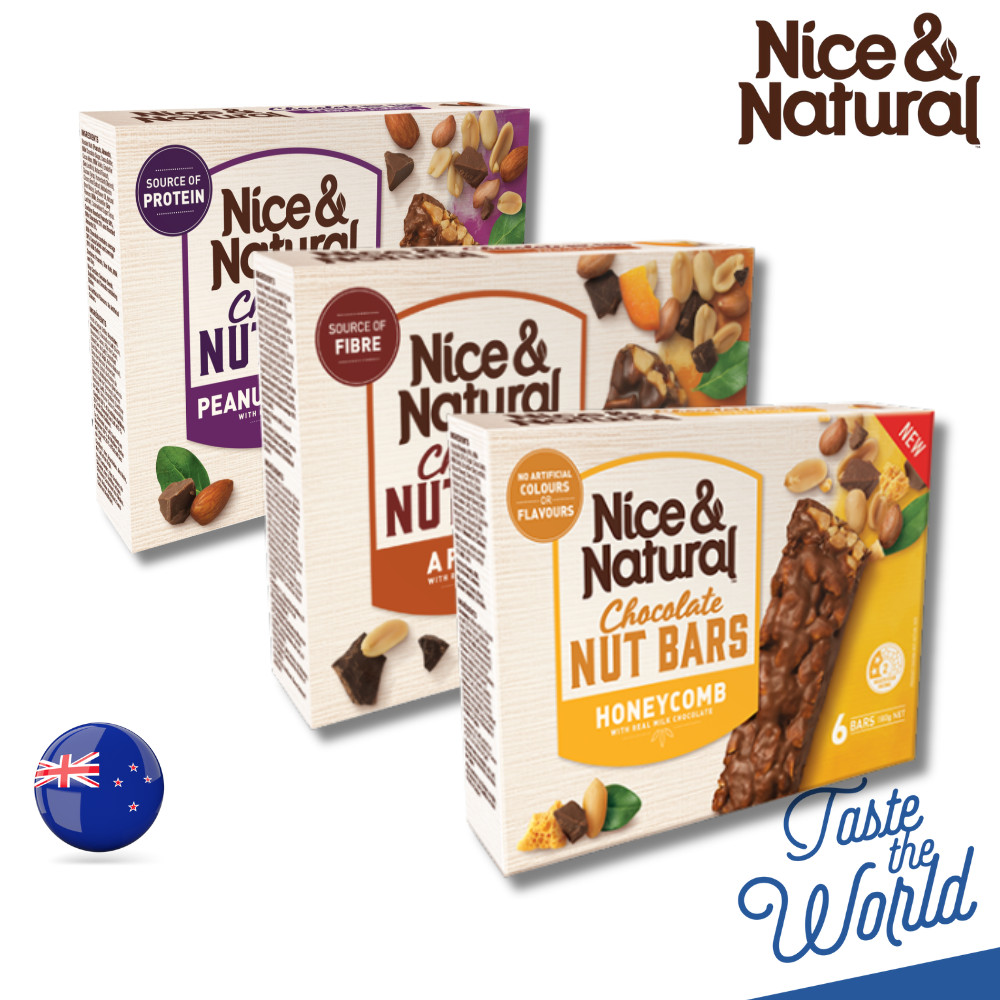 Nice & Natural Chocolate Nut Bar 180g Shopee Malaysia