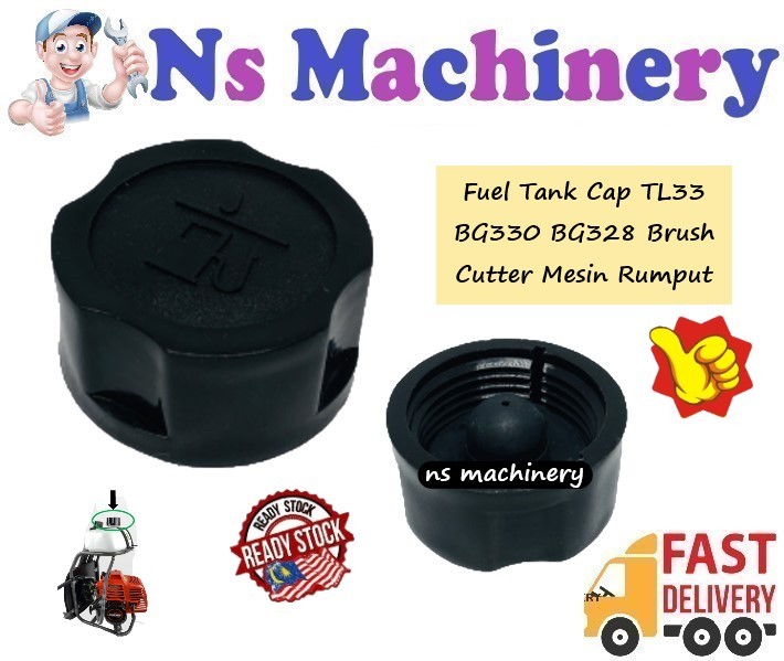 Fuel Tank Cap TB33 TB43 TB52 BG330 Brush Cutter Mesin Rumput/Penutup ...