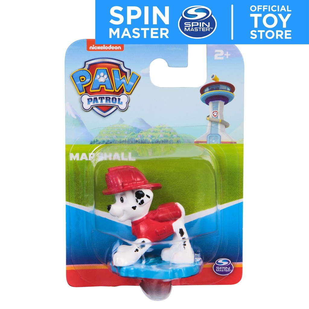Paw Patrol Mini Figure with Base - Marshall | Shopee Malaysia