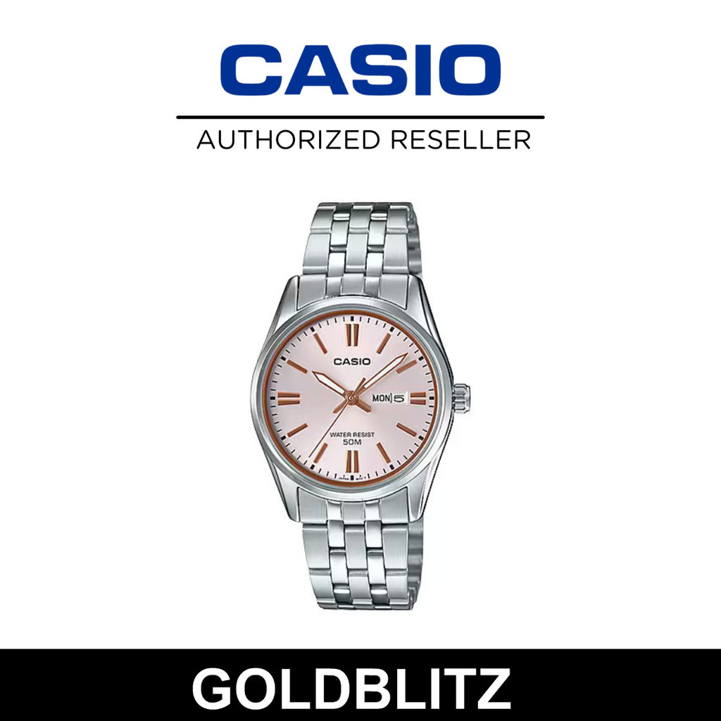 Casio LTP-1335D-4A His-and-her Pairs Simple & Easy-to-use Design Pink ...