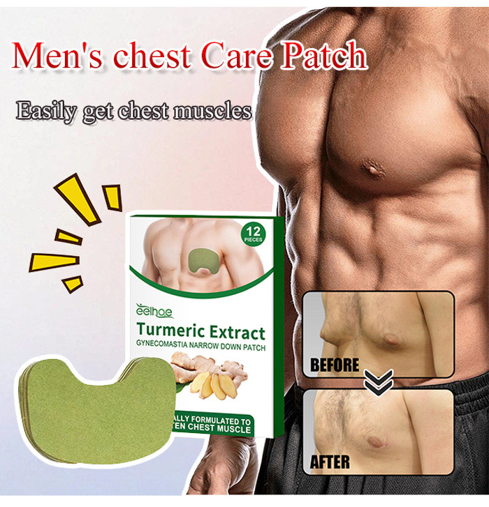 Male Chest Firming Treatment Patch AntiSagging Chest Skin Patch ...