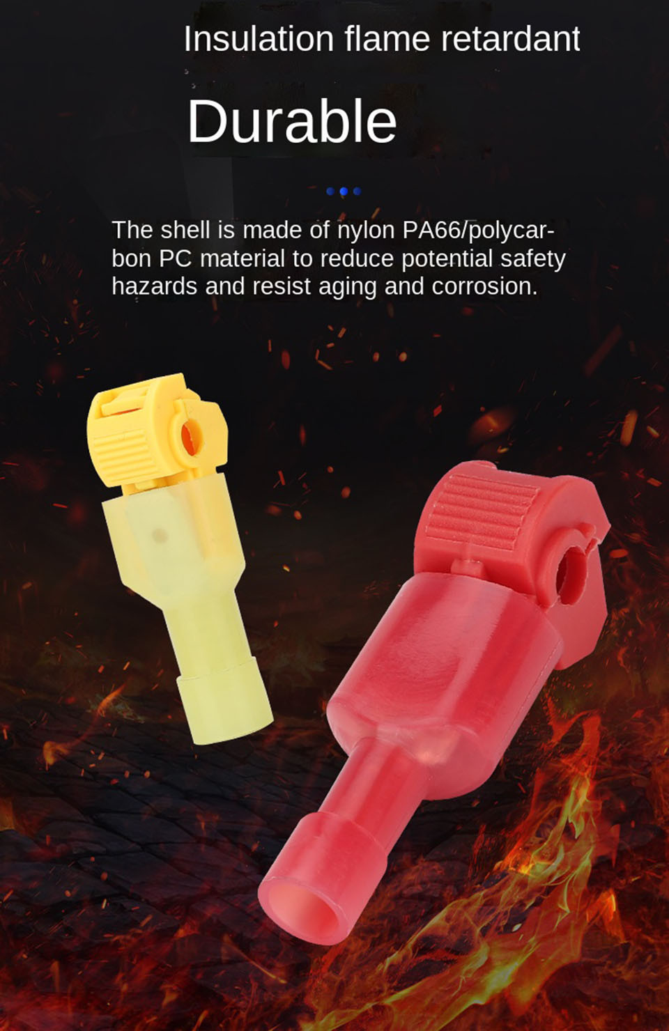 T-type non-broken wire terminal lamps and lanterns quick wire connector ...