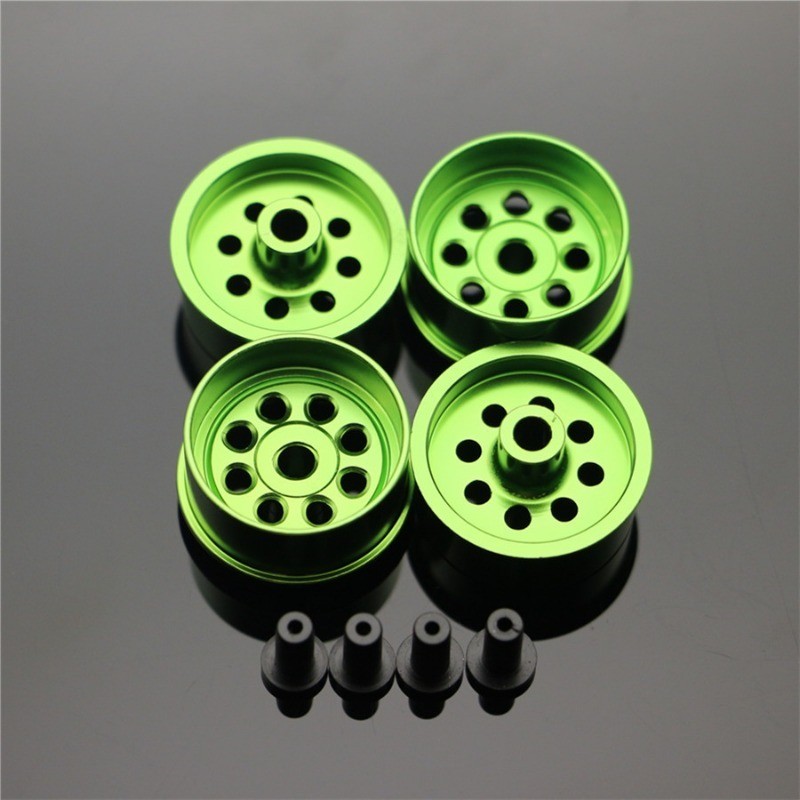 Mini 4WD Large Diameter Aluminum Alloy Wheels with Hollow 8-Hole Design ...