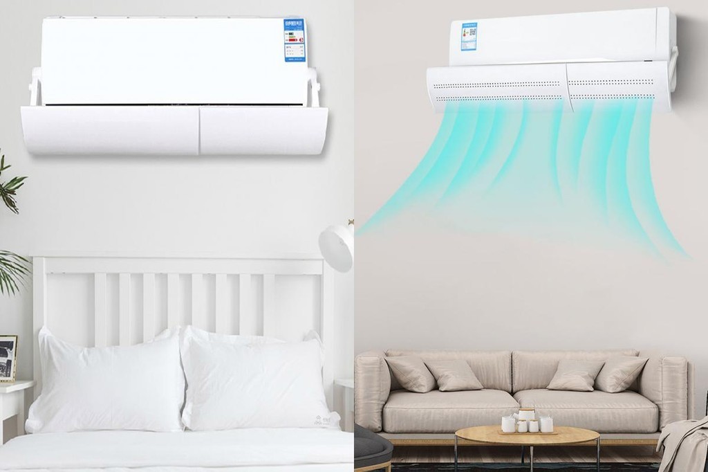 Air Conditioning Deflector Telescopic Air Conditioner Wind Deflector ...
