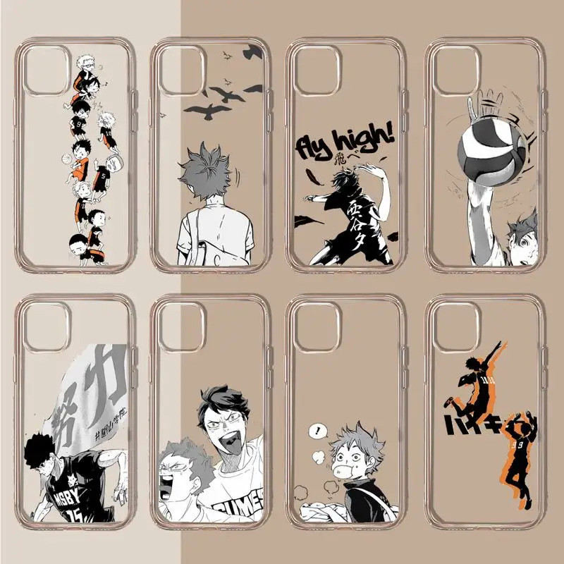 Haikyuu Oya Volleyball Japan Anime Phone Case Transparent Soft For
