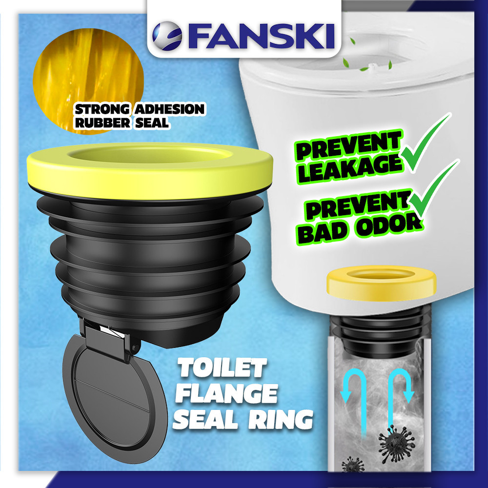 Toilet Flange Seal Ring Rubber Anti Backflow Toilet Flange Sealing ...