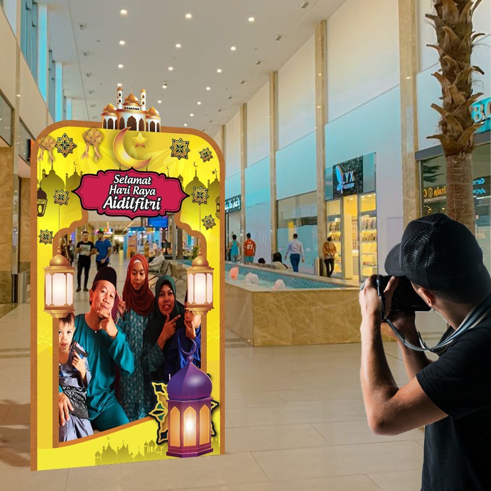 Raya photobooth kenangan manis backdrop tangkap gambar raya aidilfitri ...