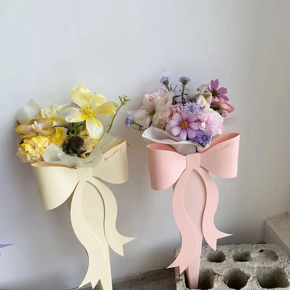 Super Large Bow Bouquet Packaging Box DIY Flower Packaging Material ...