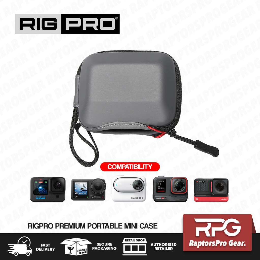 RIGPRO Premium Portable Mini Case for GoPro HERO12/11/10/Insta360 Ace ...