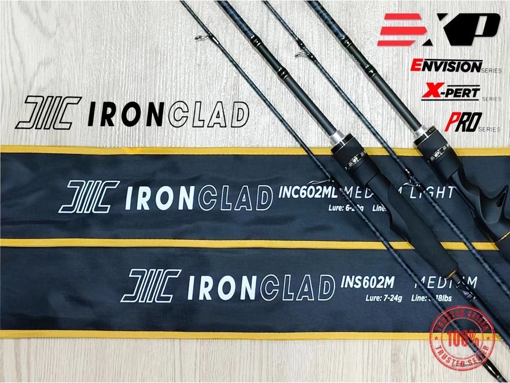 ⭐ EXP IRONCLAD SPINNING/ BAITCASTING(BC) FISHING ROD | Shopee Malaysia