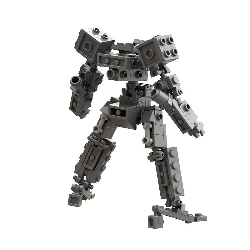Mecha Building Blocks Multi-jointed Full-body Movable Building Block ...