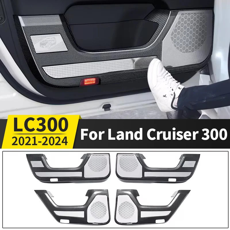thumbnail interactive-video image 1 of Fit For Toyota Land Cruiser 300 LC300 J300 2021 2022 2023 70th Anniversary Logo Decorative Label Exterior Decoration Accessories, Alphabet Badge Conversion, For Toyota Land Cruiser 300 (Silver 1 of 14