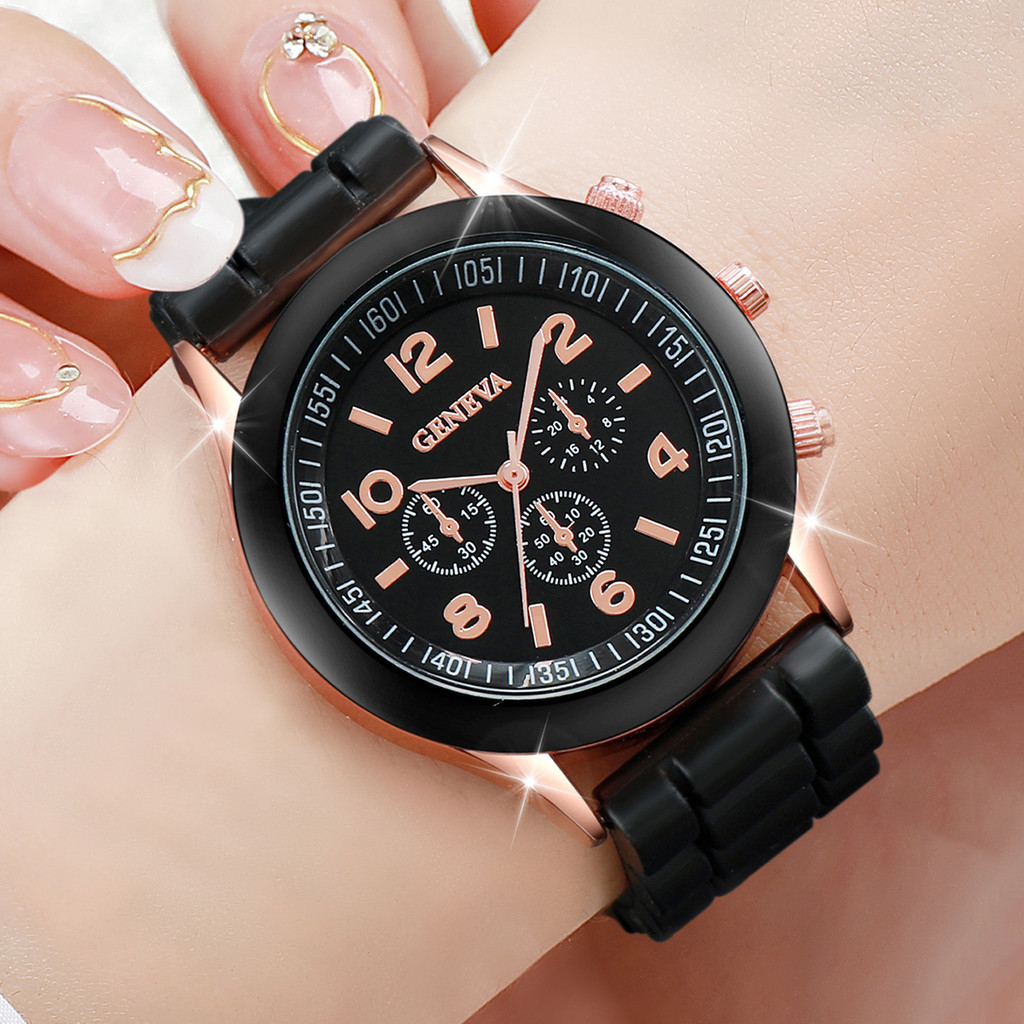 Fashion Couple Watches Silicone Strap Friendship Forever Love Alloy ...