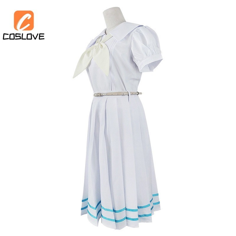Anime Beastars Haru Cosplay Clothing Suit for Girl White Dress School ...